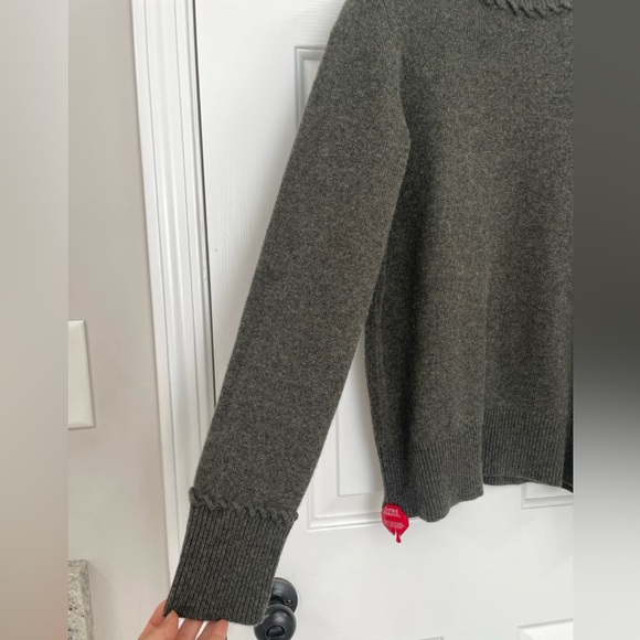 New THEORY 100% Cashmere Whipstitch Turtleneck Sweater size S - Picture 4 of 10